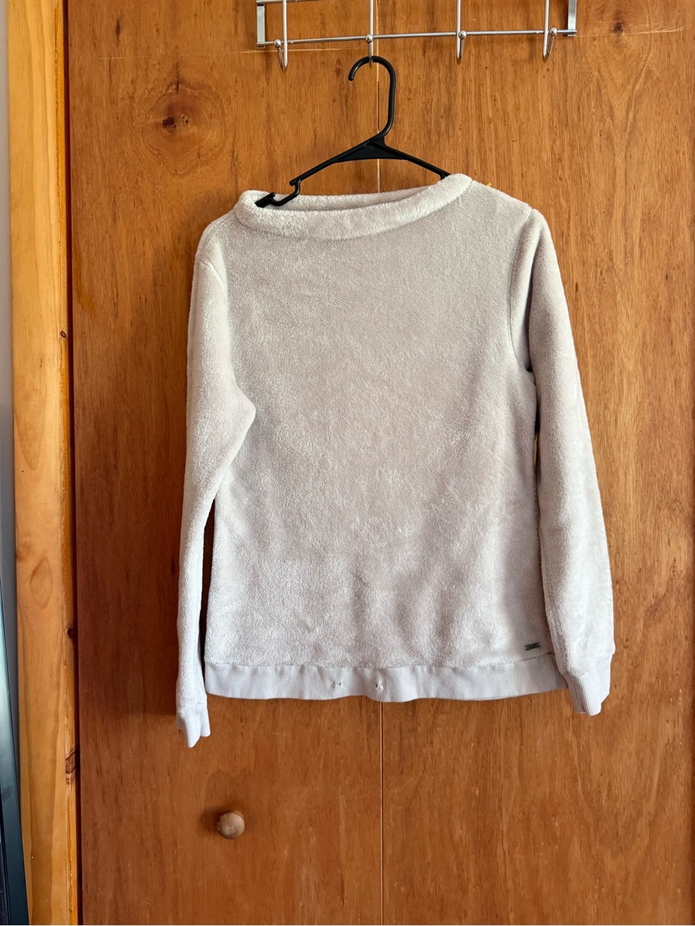UGG Women's Light Cream Plush Crewneck Sweater
